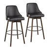 Marcel Upholstered 30" Fixed-Height Barstool - Set of 2