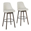 Marcel Upholstered 30" Fixed-Height Barstool - Set of 2