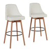Marcel Upholstered 30" Fixed-Height Barstool - Set of 2