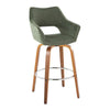Mustang 30" Fixed-Height Xl Barstool - Set of 2