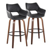 Mustang 30" Fixed-Height Barstool - Set of 2