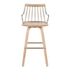 Preston 30" Fixed-Height Barstool