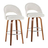 Renee Upholstered 30" Fixed-Height Barstool - Set of 2