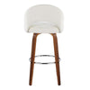Renee Upholstered 30" Fixed-Height Barstool - Set of 2