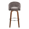 Renee Upholstered 30" Fixed-Height Barstool - Set of 2