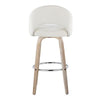 Renee Upholstered 30" Fixed-Height Barstool - Set of 2
