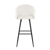 Renee Upholstered 30" Fixed-Height Barstool - Set of 2
