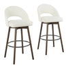 Renee Upholstered 30" Fixed-Height Barstool - Set of 2