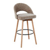 Renee Upholstered 30" Fixed-Height Barstool - Set of 2
