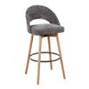 Renee Upholstered 30" Fixed-Height Barstool - Set of 2