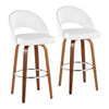 Renee Upholstered 30" Fixed-Height Barstool - Set of 2