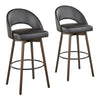 Renee Upholstered 30" Fixed-Height Barstool - Set of 2