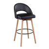 Renee Upholstered 30" Fixed-Height Barstool - Set of 2