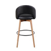 Renee Upholstered 30" Fixed-Height Barstool - Set of 2