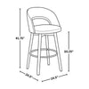 Reno 30" Fixed-Height Barstool - Set of 2