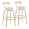 Rhonda 30" Fixed-Height Barstool - Set of 2