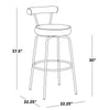 Rhonda 30" Fixed-Height Barstool - Set of 2