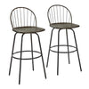 Riley Claire 30" Fixed-Height Barstool - Set of 2