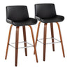 Santi 30" Fixed-Height Barstool - Set of 2