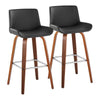 Santi 30" Fixed-Height Barstool - Set of 2