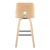 Stella 30" Fixed-Height Barstool - Set of 2