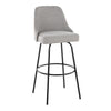 Studded Marcel 30" Fixed-Height Barstool - Set of  2