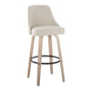 Studded Marcel 30" Fixed-Height Barstool - Set of  2