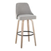 Studded Marcel 30" Fixed-Height Barstool - Set of 2
