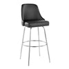 Studded Marcel 30" Fixed-Height Barstool - Set of 2