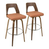 Trilogy 30" Fixed-Height Barstool - Set of 2