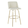 Toriano 30" Fixed-Height Barstool - Set of 2