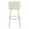 Toriano 30" Fixed-Height Barstool - Set of 2