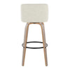Toriano 30" Fixed-Height Barstool - Set of 2