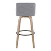 Toriano 30" Fixed-Height Barstool - Set of 2