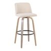Toriano 30" Fixed-Height Barstool - Set of 2