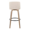 Toriano 30" Fixed-Height Barstool - Set of 2