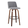 Toriano 30" Fixed-Height Barstool - Set of 2