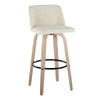 Toriano 30" Fixed-Height Barstool - Set of 2