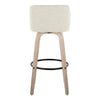 Toriano 30" Fixed-Height Barstool - Set of 2