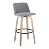 Toriano 30" Fixed-Height Barstool - Set of 2