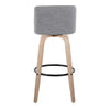 Toriano 30" Fixed-Height Barstool - Set of 2