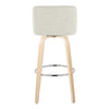 Toriano 30" Fixed-Height Barstool - Set of 2