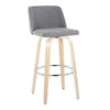 Toriano 30" Fixed-Height Barstool - Set of 2