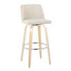 Toriano 30" Fixed-Height Barstool - Set of 2