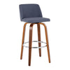 Toriano 30" Fixed-Height Barstool - Set of 2