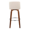 Toriano 30" Fixed-Height Barstool - Set of 2