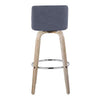 Toriano 30" Fixed-Height Barstool - Set of 2