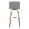 Toriano 30" Fixed-Height Barstool - Set of 2