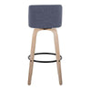 Toriano 30" Fixed-Height Barstool - Set of 2