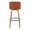 Toriano 30" Fixed-Height Barstool - Set of 2
